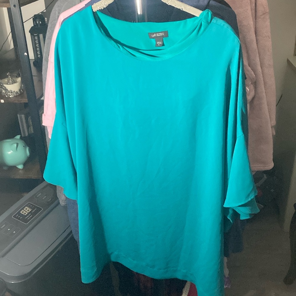J. Jill Turquoise Tunic Top
